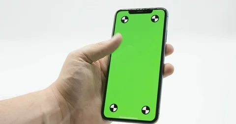 Green Screen Phone Stock Footage 95703394