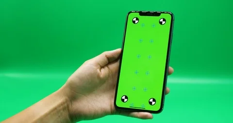 Green Screen Phone Stock Footage 95703397