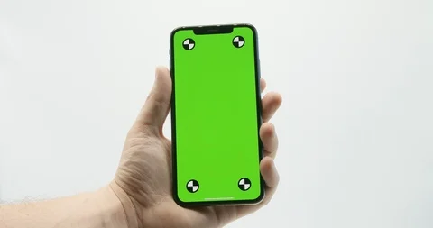 Green Screen Phone Stock Footage 95703437
