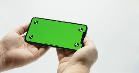 Green Screen Phone Stock Footage 95703438