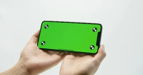 Green Screen Phone Stock Footage 95703462