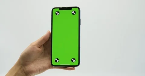 Green Screen Phone Stock Footage 95703477