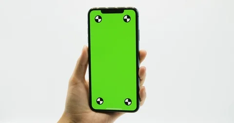 Green Screen Phone Stock Footage 95703483