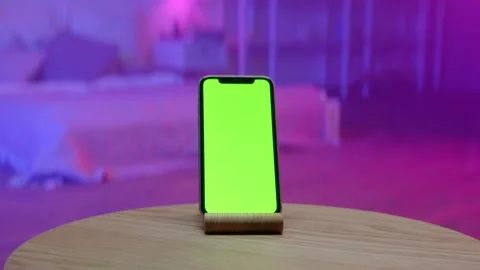 Green screen phone Video stock 161189790