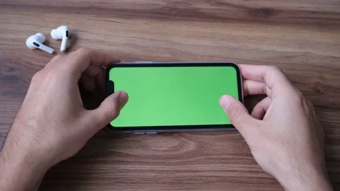 Green screen phone Stock Footage 236320399