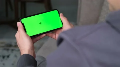 Green screen phone Stock Footage 238460825