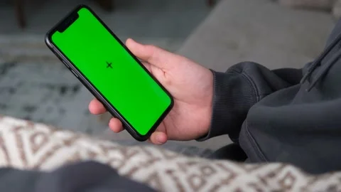 Green screen phone Vídeo Stock 238462185