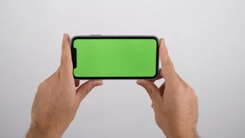 Green screen phone Video stock 271250662