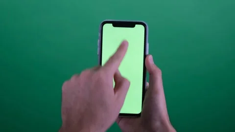 Green screen phone Stock Footage 278993216