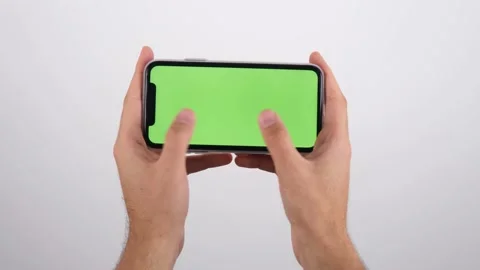 Green screen phone game Stock-Footage 236376659