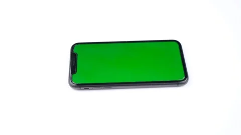 Green screen phone rotate Stock Footage 260230088