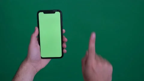 Green screen phone warning Stock-Footage 236374147