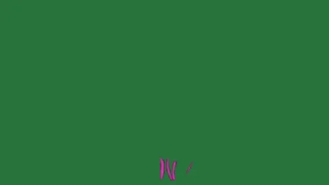 A green screen with pink arrow on it and two swirls background animated Stock Footage 335683519