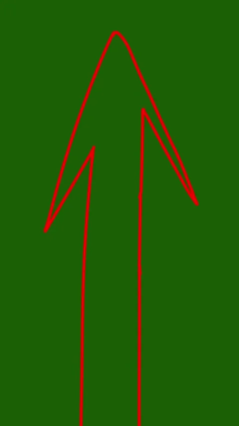 Green Screen Pointing Arrow Stock Footage 316474382