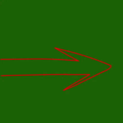 Green Screen Pointing Arrow Stock Footage 316474383