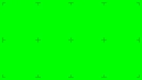 Green Screen with position markers for compositing, 16:9 8K FUHD original size Stock Illustration