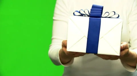 Green Screen - Present Stock Footage 30313129