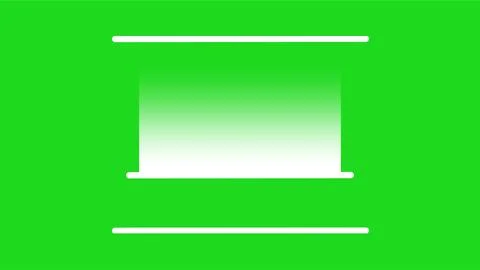 Green screen QR code scanner animation overlay with glowing laser beam effect Stock Illustration