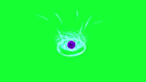 Green Screen Quantum Vortex Energy Core Effect Stock Footage 264633537