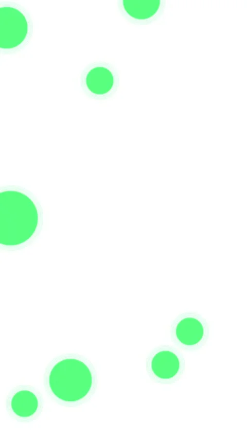 Green screen random bubbles 2d white vertical paper background reel template Stock Footage 313402342