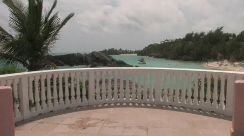 Green screen ready background: Tropical Paradise Stock Footage 464786