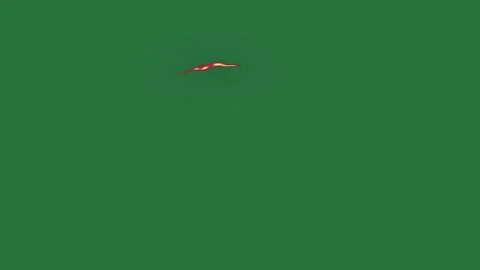 A green screen with red circle on it and fire ring background map of the 스톡 동영상 335681354
