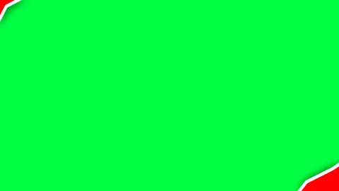 Green screen with red corners Stock Footage 310477130