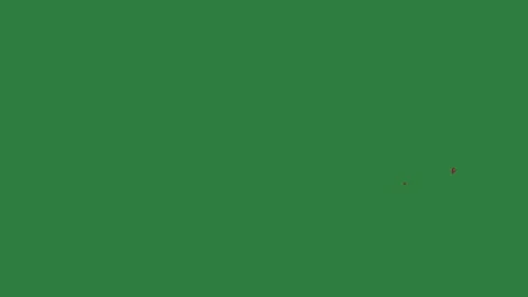 A green screen with red heart on it and white background dots dot small Видео 335067474