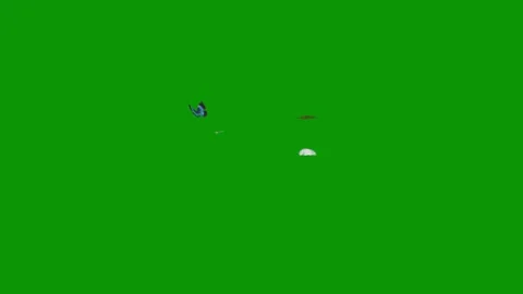 Green screen red heart kite flying the sky two people playing golf small object 스톡 동영상 314067129