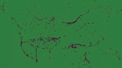A green screen with red star in the middle and an image of skull on it lot Видео 335067192