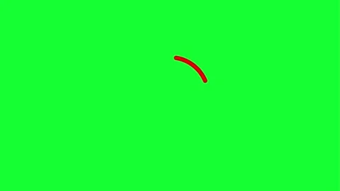 Green screen with red X symbol for video editing and special effects Stock Footage 331947133