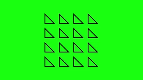 Green screen of right triangle pattern graphic resource Stock Footage 289355363