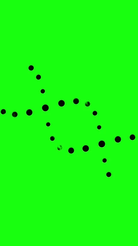 Green screen of rotating DNA shaped loading animation in portrait Stock Footage 287895055