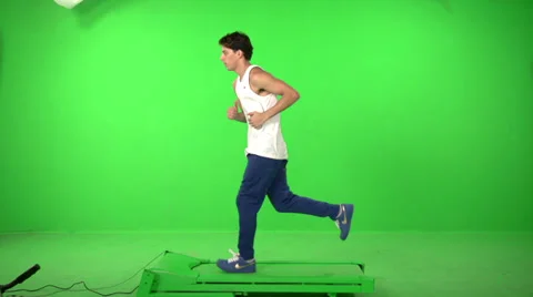 Green screen runer  1 動画素材 33250758
