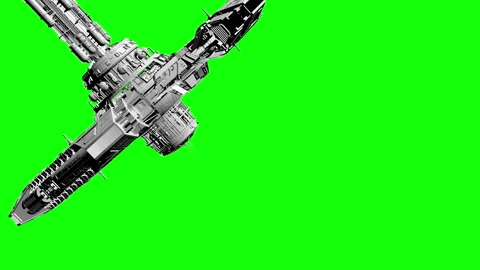 Green screen satellite orbit space animation 3d	 Stock Footage 115985507
