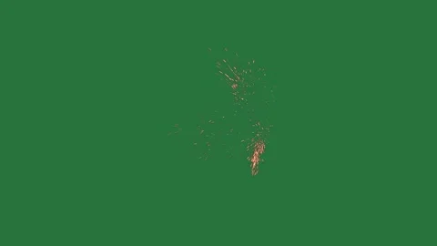 Green screen screen firework small dot green screen illustration composition 스톡 동영상 336050857