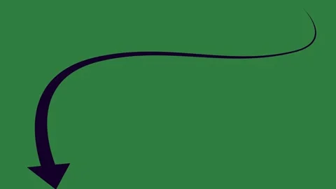 Green screen showing an arrow pointing to the left and frame layers gesture Stock Footage 336050284