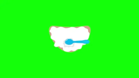 Green Screen Simple Tooth Brushing Movement Stock Footage 277863392