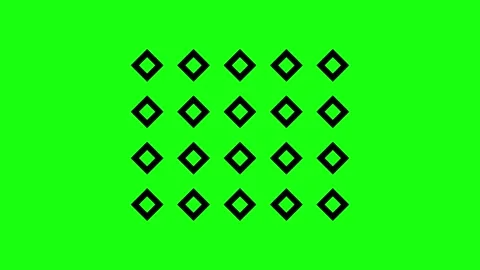 Green screen of slanted box pattern graphic resource Stock Footage 289272631