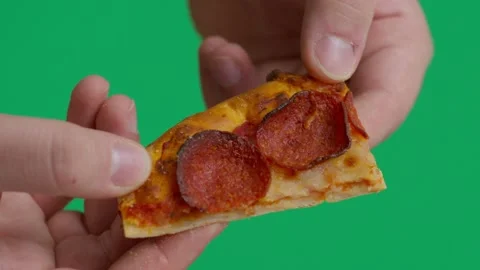 GREEN SCREEN SLICE Stock Footage 234645671