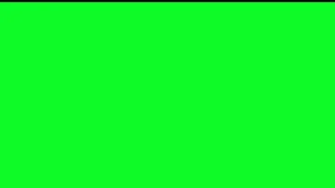 Green screen slides down to cover a black background Stock Footage 331767853