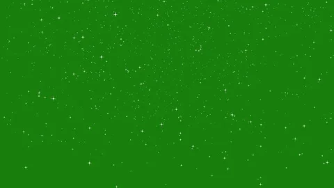 Green screen slow star animation effects Stock Footage 127611149