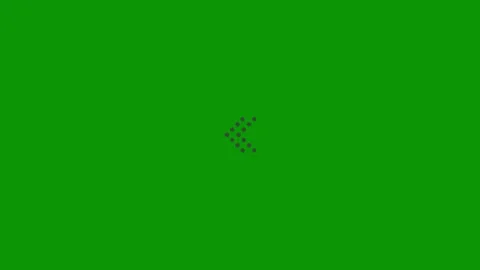 Green screen small black dot animated chromakey movement style illustration Stock Footage 314068246