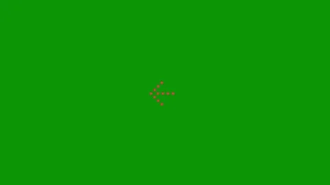 Green screen small dot animated chromakey elements illustration emotion Stock Footage 314068258