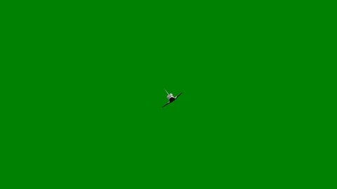 Green screen small object the middle bird flying sky background animated Stock Footage 314067646