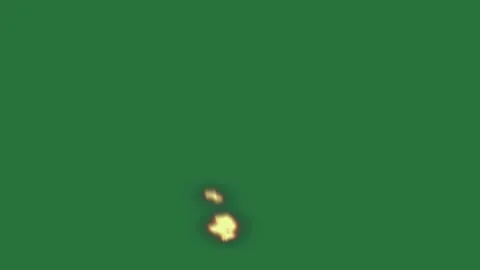A green screen with small object in the middle and bunch of cubes on Stock Footage 335682160