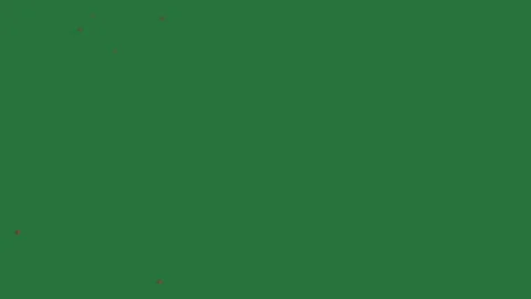 A green screen with small red object on it and bunch of fireworks fire white Stock Footage 335682625