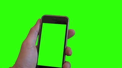 Green Screen Smartphone In Hands Video stock 78104974