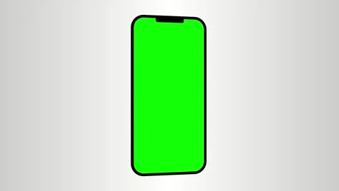  Green Screen Smartphone Mockup with Gradient Background Animation  Video stock 277346153