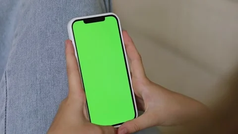 Green screen smartphone.  Technology and business. Stock Footage 246443325